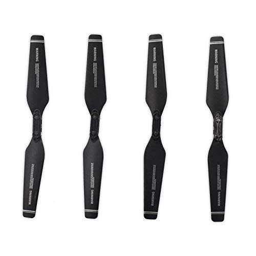 Contixo 4 Pcs Main Blades Propellers Extra Spare Replacement Parts for F22 RC Quadcopter Drones Compatible with AMA License RC Planes Black