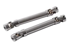 RZXYL Aluminium Universal Drive Shaft Upgrades Accessories for 6x6 RC Truck 1/10 SCX10 RC Car Truck Rock Crawler 110 155 mm 2PC