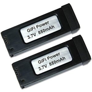 MaximalPower GiFi Power Replacement 3.7V 850mAh Battery for Eachine E58 Quadcopter Drone 2 Pack