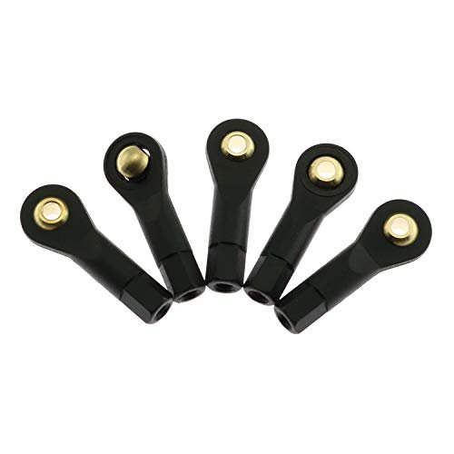 Maxmoral 5pcs M3 Ball Head Holder Tie Rod Ends Ball Joint Link for RC Model Sailing Boat Plans DIY Accessories