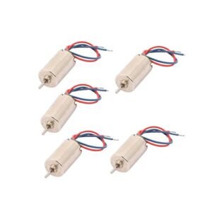 Hxchen 6x12mm Coreless Micro DC Motor 5 Pack for Micro RC Airplane Kits