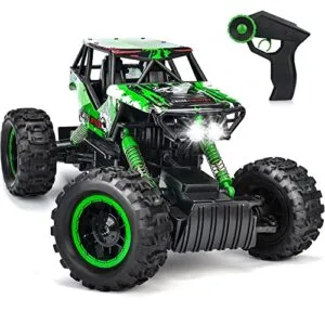 DOUBLE E 1 12 Scale RC Large Scale Trucks Monster Remote Control Car with LED Headlights 4WD Off Road All Terrain Rechargeable Toy for Kids