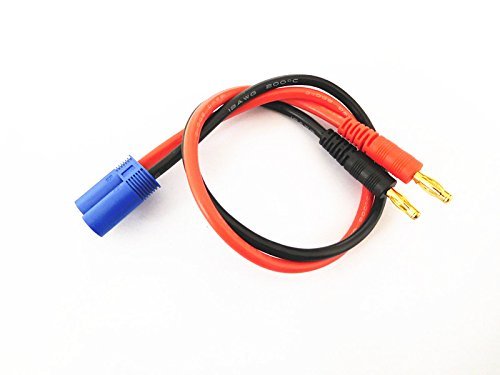 WST EC5 to 4mm Banana Plug Battery RC Balance Charge Cable Lead Adapter Connector 30CM 12AWG Find the Closest RC Willey to Me