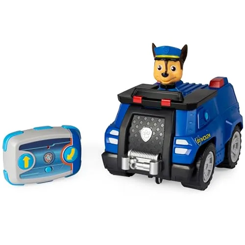 Paw Patrol Chase RC Police Cruiser Remote Control Toy Car for Kids Ages 3 and Up