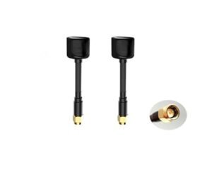 Lollipop 4 5.8G 2.6DBi Omni FPV Antenna RHCP SMA Carbon Fiber RC Parts for Racing Drones 2pcs