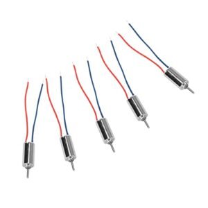 5pcs DC 4.5V 0.12A 0.12W 32250RPM Micro Coreless Motor 4mmx8mm for Model Toys and Aircraft