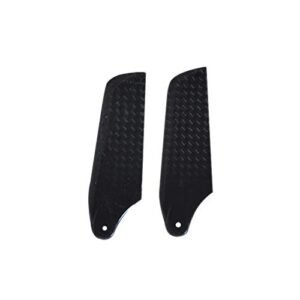 RC Willey Warehouse Salt Lake 2Pcs Carbon Fiber 62mm Tail Blades Rotor For Align Trex 450 RC Helicopter Drone Propeller Accessory