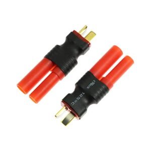 Maxmoral 2PCS Deans T Plug Male to HXT 4mm Connector RC Lipo Battery Converter Adapter No Wires No Superior Designs RC