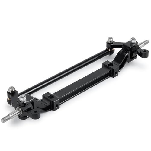 Alloy Front Steering Rod Link Pole Wheel Axle Upgrade Parts for Tamiya Blackfoot RC Truck 1/14 Scale