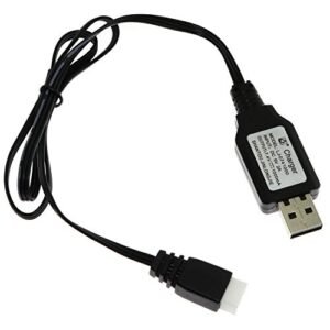 RuiLing USB Charger Cable for FS 70 RC Stihl Parts 7.4V 1A Lipo Battery XH 3P Balance Plug