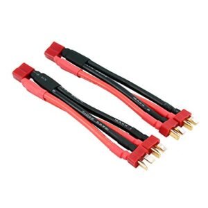 BDHI 2pcs T Plug Parallel Y Harness 12awg 2 Male 1 Female for Lipo RC Battery ESC B100 2 Essential for Your Osrs Ironman Rc Guide