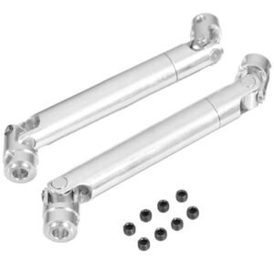 Share Goo 2PCS Universal Stainless Steel Centre Drive Shaft Dogbone CVD 90 115mm Upgrade Parts Shoe Goo Alternative RC Body for RC4WD D90 Axial SCX10 SCX0016 90028 Off Road CC01 RC Crawlers Car