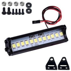 ProLine RC Crawler Tire Mods LED Light Bar for 1/10 TRX4 SCX10 Black 52mm Set of 1