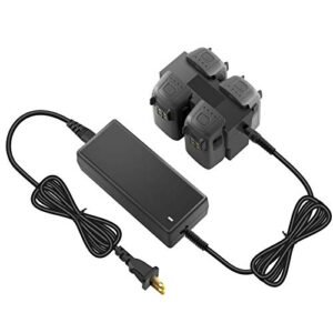 Hanatora Best RC Multi Battery Charger with LCD Display for DJI Spark Drone 4 in 1 Rapid Parallel Charging Hub