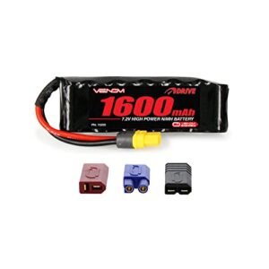 Venom Drive Series 6S 1600mAh 7.2V NiMH Battery for Twisted Metal RC Ice Cream Truck and Compatible Models
