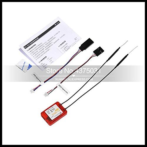 Hockus Accessories Original Walkera RX SBUS 2.4G 12CH PPM Output SBUS Mini Receiver for Devo 7 F7 F10 F12E RC Model FPV Racing Drone Quadcopter with Red Shell