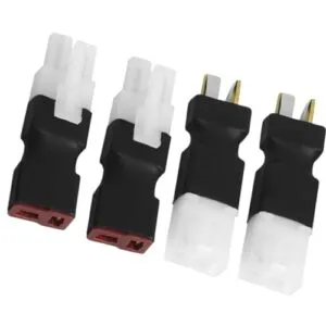 ShareGoo 2 Pair Adapter Big Tamiya to T Style Plug Connector for Lipo Battery vs Nimh RC Car Drone Truck Charger ESC