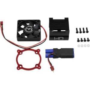 Hot Racing AON505F02 6 Cell Monster Truck RC Kit Blower Motor Cooling Fan for Arrma 1/8 Scale Vehicles
