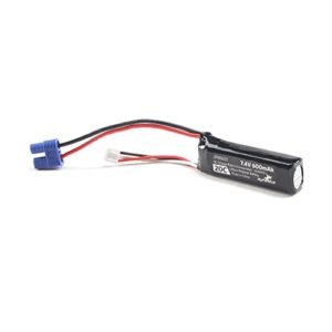 Aquacraft RC Bass Boat Dynamite Pro Boat 7.4V 600mAh 2S 20C LiPo EC3 DYNB6223 Replacement Battery