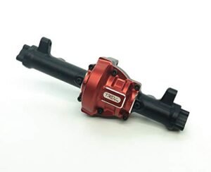 Treal Aluminum 7075 Diff Housing Center Gearbox for Axe RC Truck Black