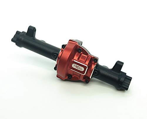 Treal Aluminum 7075 Diff Housing Center Gearbox for Axe RC Truck Black
