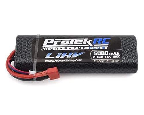 Protek RC 2S 100C SiGraphene HV LiPo Stick Pack TCS Battery 7.6V 5000mAh PTK512919
