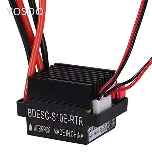 Radtek RC Boats ESC Brushed 320A Waterproof Professional Electronic Speed Controller Two Way for RC Cars and Boats