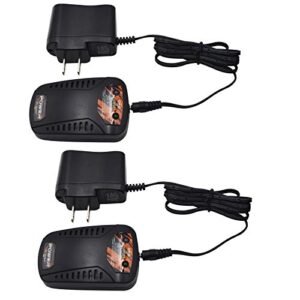 Blomiky 2 Pack 7.4V 800mA 2S Li ion Lipo Battery Power Adapter Charger for Kiowa Warrior RC Helicopter and Other RC Models