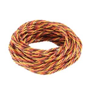 uxcell 29.5FT 28AWG 3Pin RC Servo Extension Cable Compatible with RC Gas Engine Fuel Line Models