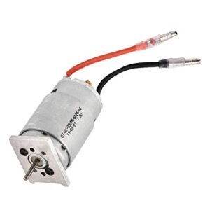 Smax RC E9661 Motor 390 Brushed Motor with Fixed Plate for 1/16 RC Short Course Body Paint Jobs Truggy and Car Models 1631 1651 1621