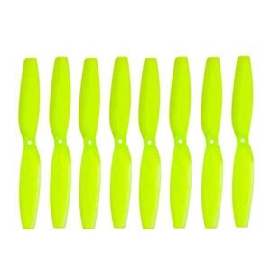 Gemfan 65mm Micro Propellers 1mm Shaft Set of 8 Yellow