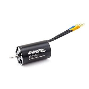 HobbyStar 3660 4 Pole Brushless Sensorless RC Boat Motor Waterproof 3250KV Perfect for Lexus RC F Rocket Bunny Enthusiasts