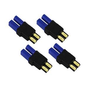 FLY RC 4Packs EC5 Female Lipo Battery Adapter Connectors Explained for Slash Rustler Stampede Bandit E Revo NiCd NiMH Battery