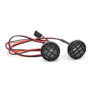 VGEBY1 RC LED Headlights 22MM Universal White Roof Light Kit for Heli Scale RC Crawler Car Toy Vehicle