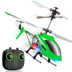 SYMA RC Helicopter with Lipo Battery for RC Helicopter Altitude Hold and 2 Speed Modes Green