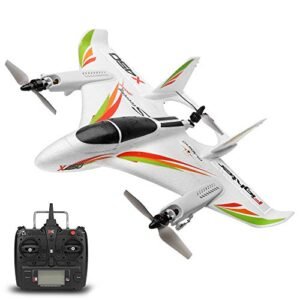 GoolRC WLtoys XK X450 Vertical Takeoff RC Jet 2.4G Remote Control 6 Channel Brushless Motor Aircraft LED Glider Fixed Wing Plane Ready to Fly