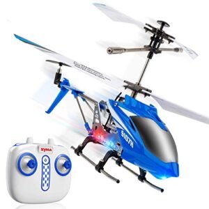 SYMA Blue Battery RC Helicopter with Altitude Hold and 2 Rechargeable Batteries for Adults and Kids