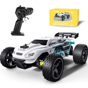 Tecnock Best Scale for RC Cars 1 18 Remote Control Car 20 KM H 2WD Offroad Buggy with USB C Charging 50 Mins Playtime