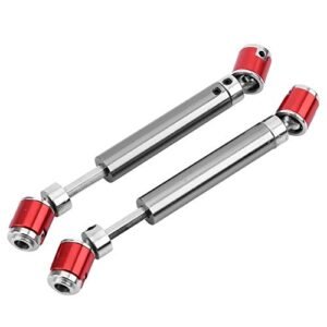 Tbest 2PCS Universal Drive Shaft Steel Centre Drive Shaft CVD for RC Crawler Car Model Accessories Perfect for RC Training RS3