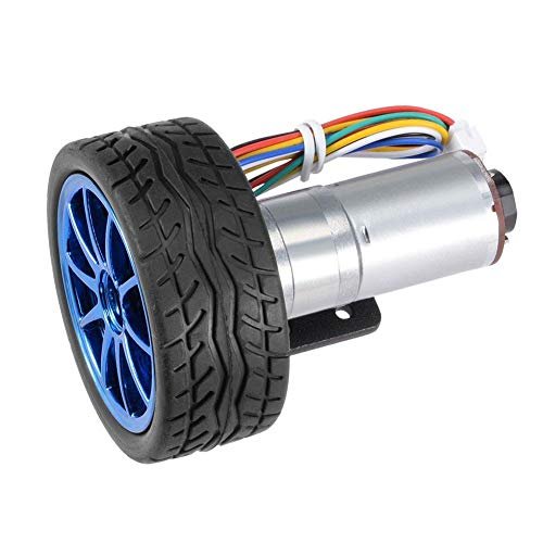 XYZ Brand DC 6V DIY Encoder Gear Motor Kit for Combustion Engine RC Car with 65mm Wheel and Mounting Bracket 100RPM