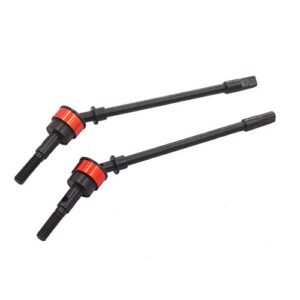 Vgoohobby 2PCS Hard Steel CVD Drive Shaft Front Axle Dogbone Hop Up Parts for Axial SCX10 1 10 RC Climbing Car Crawlers Buggy Xmod RC Parts