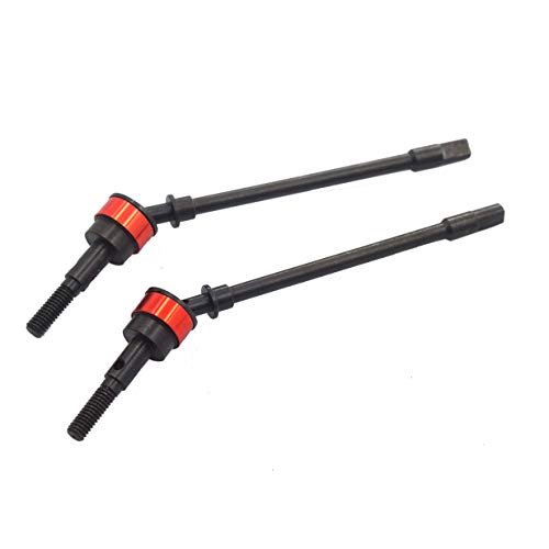 Vgoohobby 2PCS Hard Steel CVD Drive Shaft Front Axle Dogbone Hop Up Parts for Axial SCX10 1/10 RC Climbing Car Crawlers Buggy Xmod RC Parts