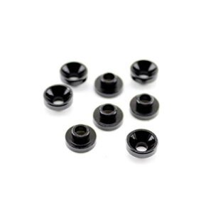 HobbyStar Aluminum Anodized Servo Washers Set of 8 M3 Black
