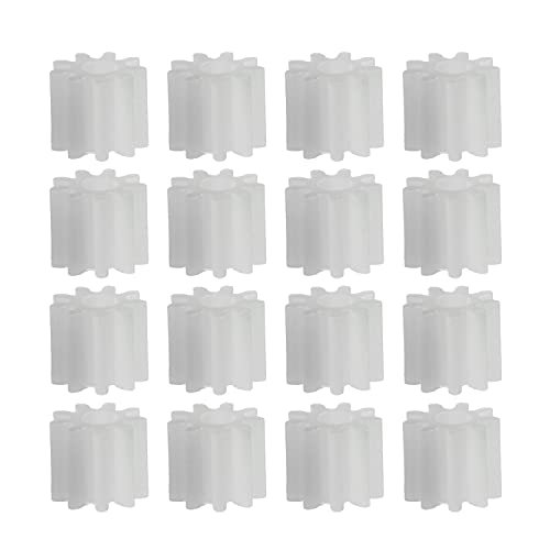 Othmro 100pcs Plastic Gears 9 Teeth Model 092A Reduction Gear for RC Car Robot Motor DIY Projects