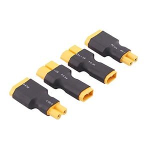 OliRC 4pcs XT30 to XT60 Male Female RC Connector Adapter for RC Willey Grills C83 4