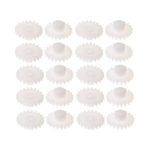 Othmro 50pcs 202A Model Plastic Gear White 20 Teeth 11mm OD 2mm Hole Dia 4.1mm Thickness Perfect for DIY Craft RC Hobbyist Is RC Willey Good Furniture
