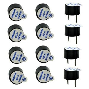 bnafes Super Mario RC Helicopter 5V Active Alarm Buzzer Beeper Tracker 12 PCS for FPV Racing Drone RC Quadcopter