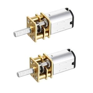 2PCS Gear Motor DC6V 30RPM Micro Gear Box Speed Reduction Motor 0.18A Electric Geared Motors for RC Electric Motors KV Explained Projects