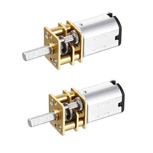2PCS Gear Motor DC6V 30RPM Micro Gear Box Speed Reduction Motor 0.18A Electric Geared Motors for RC Electric Motors KV Explained Projects