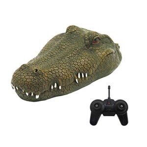 GoolRC Flytec V002 RC Boat 2.4G Remote Control Electric Racing Boat with Simulation Crocodile Head Design
